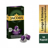 Jacobs Capsule Lungo 8 Intense Alüminyum (10'lu) (Web Özel Fiyat)