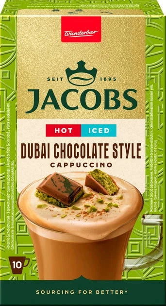 Jacobs Dubai Cikolatalı Cappuccino 19,5 gr 8 li Kutu