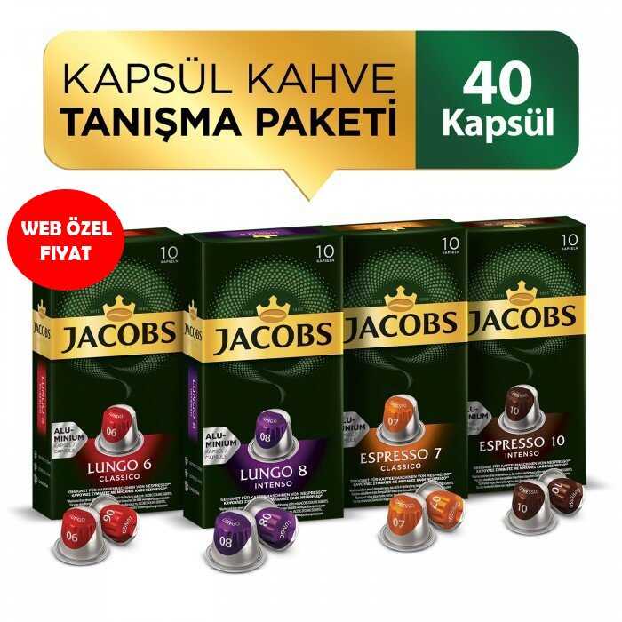 Jacobs Kapsül Kahve 4lü FIRSAT PAKETİ