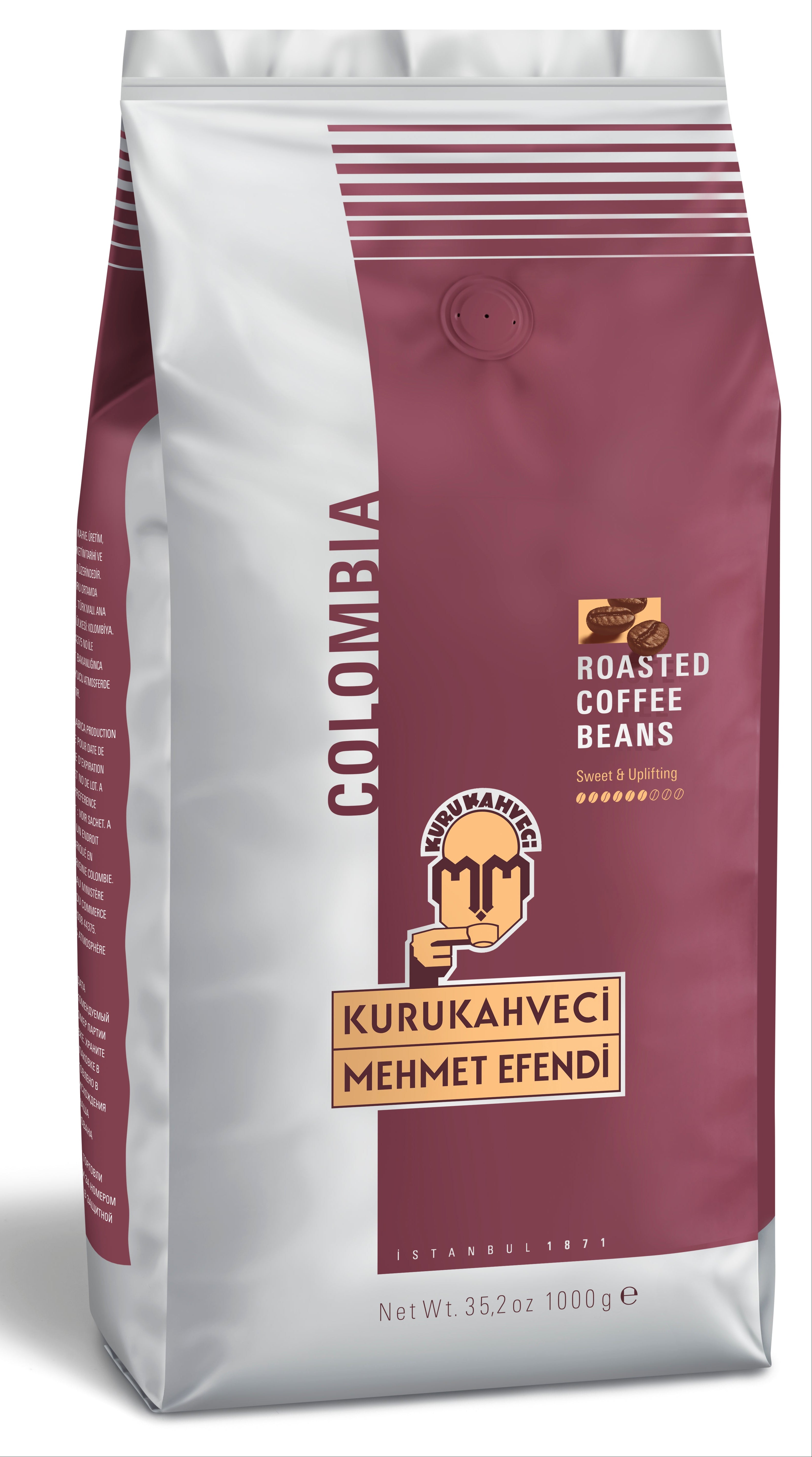 MEHMET EFENDİ COLOMBIAN 1000 GR ÇEKİRDEK KAHVE