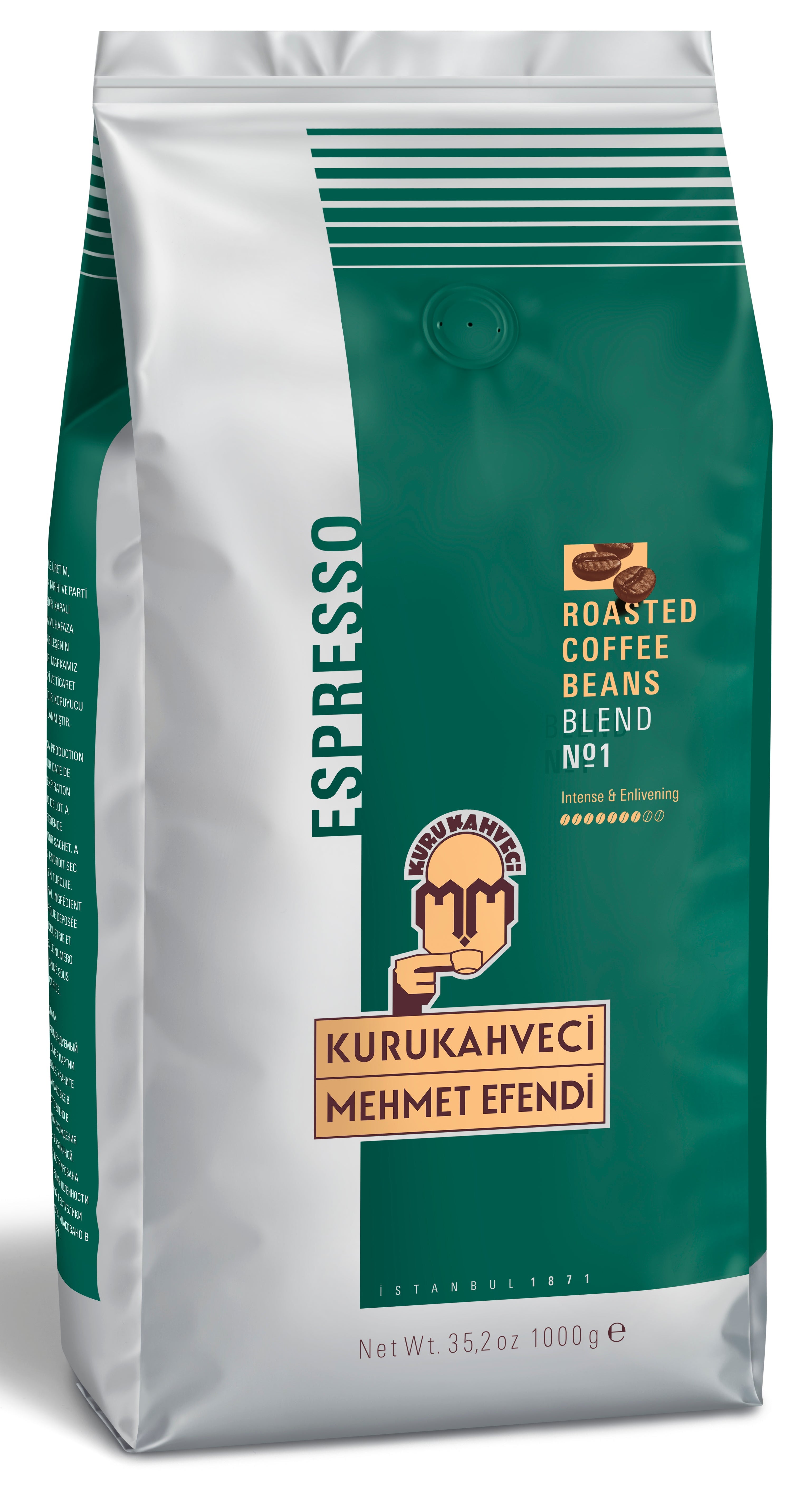 MEHMET EFENDİ ESPRESSO 1000 GR ÇEKİRDEK KAHVE