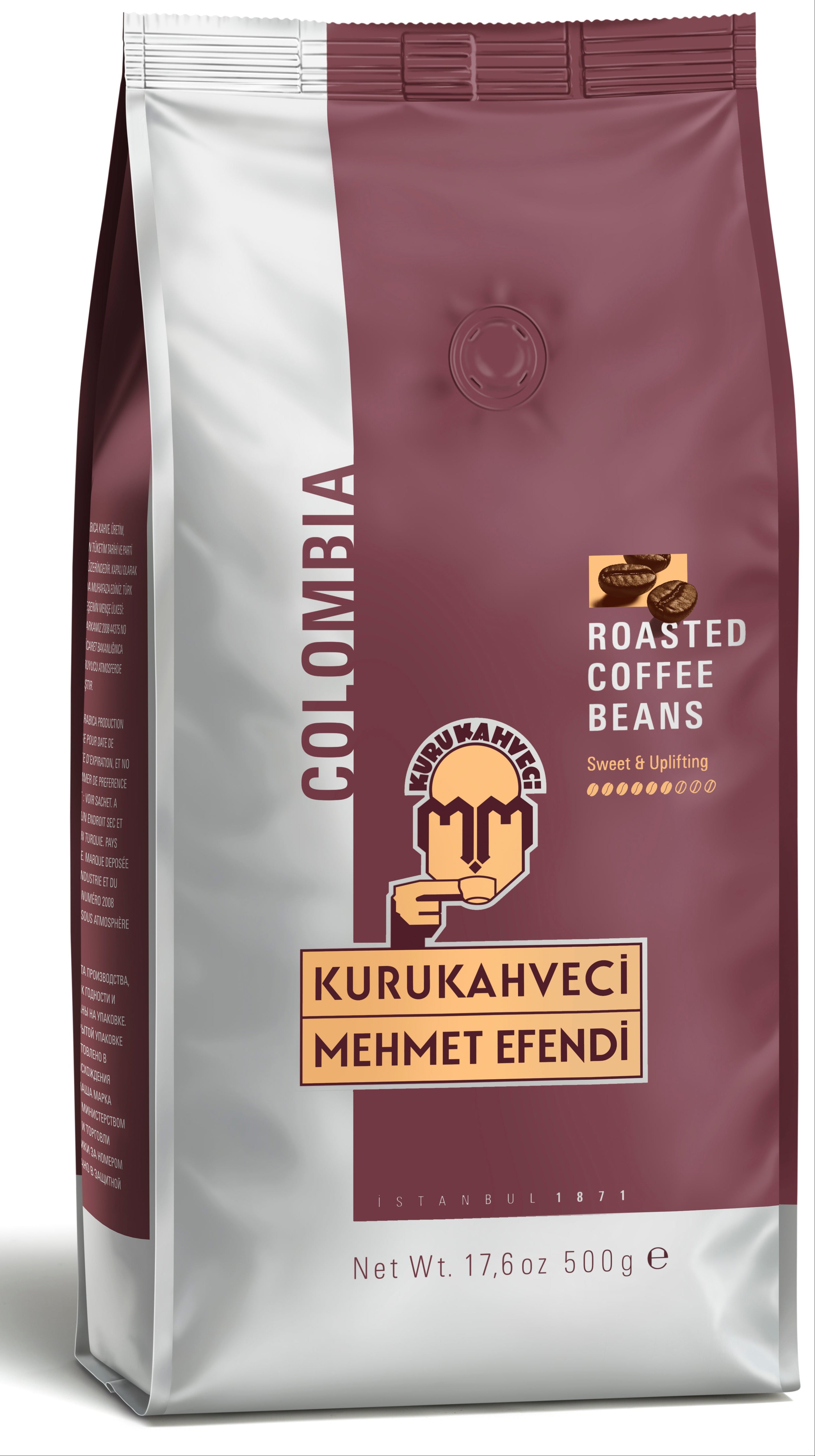 MEHMET EFENDİ COLOMBIAN  500 GR ÇEKİRDEK KAHVE