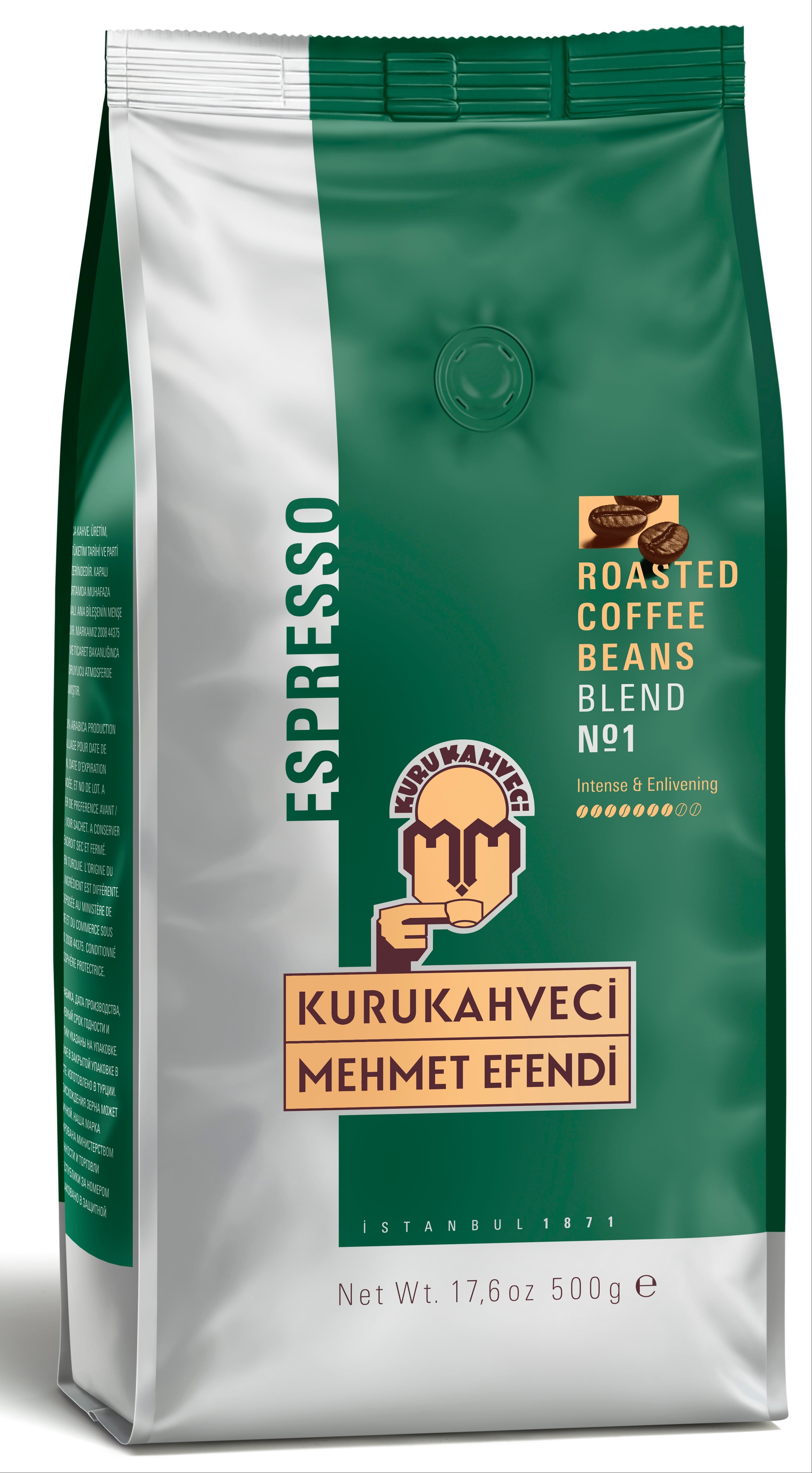 MEHMET EFENDİ ESPRESSO 500 GR ÇEKİRDEK KAHVE