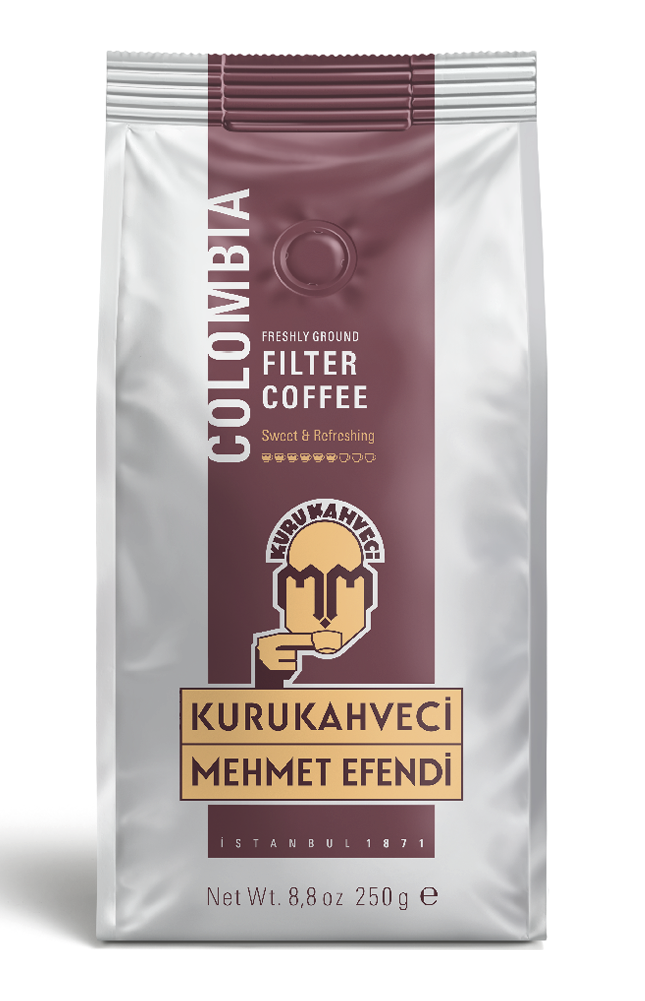 MEHMET EFENDİ COLOMBIAN FİLTRE KAHVE ÖĞÜTÜLMÜŞ 250 GR