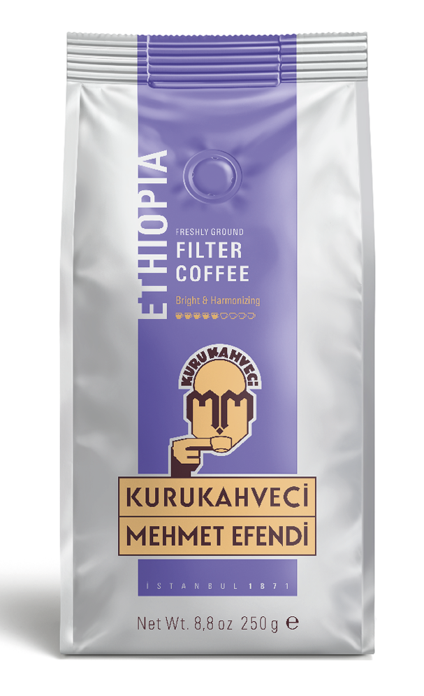 MEHMET EFENDİ ÖZEL SERİ ETHIOPIAN FİLTRE KAHVE ÖĞÜTÜLMÜŞ 250 GR