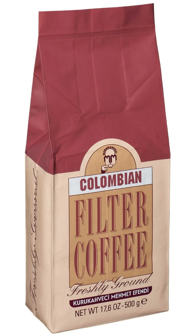 Kurukahveci Mehmet Efendi Filtre Kahve Colombian 500 gr