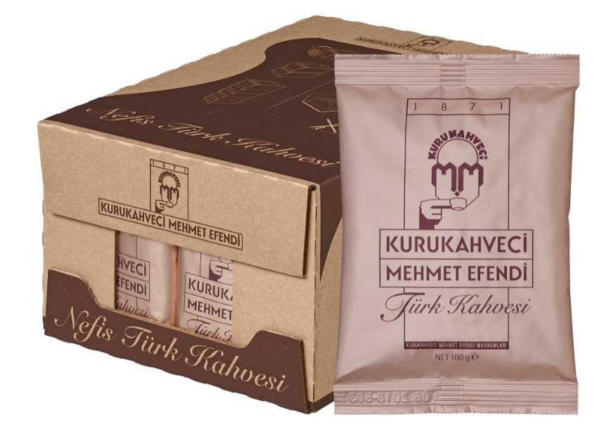 KURUKAHVECİ MEHMET EFENDİ TÜRK KAHVESİ 100 GR 25 Lİ PAKET