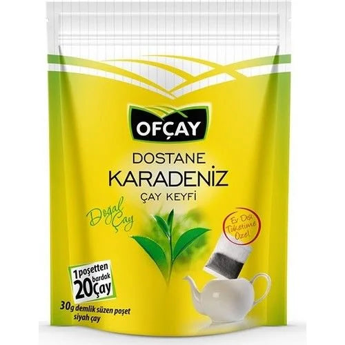 Ofçay Dostane Karadeniz Demlik Poşet Çay 30x30 gr